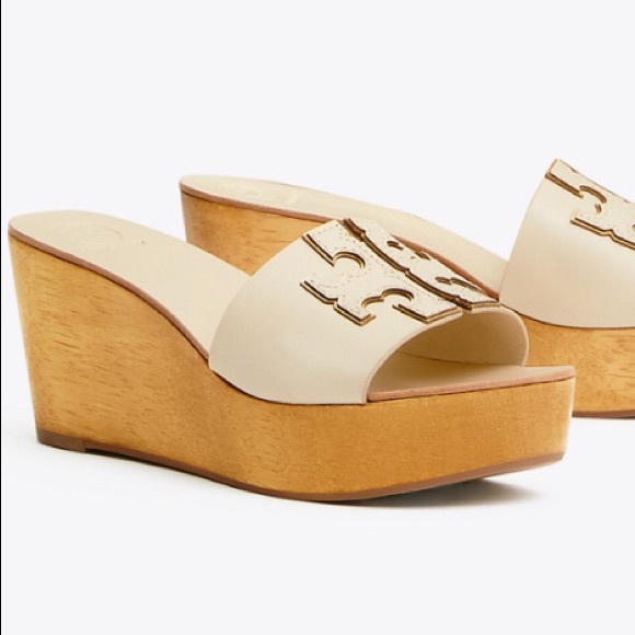 NEW Tory Burch Ines Wedge Slide - Picture 2 of 6